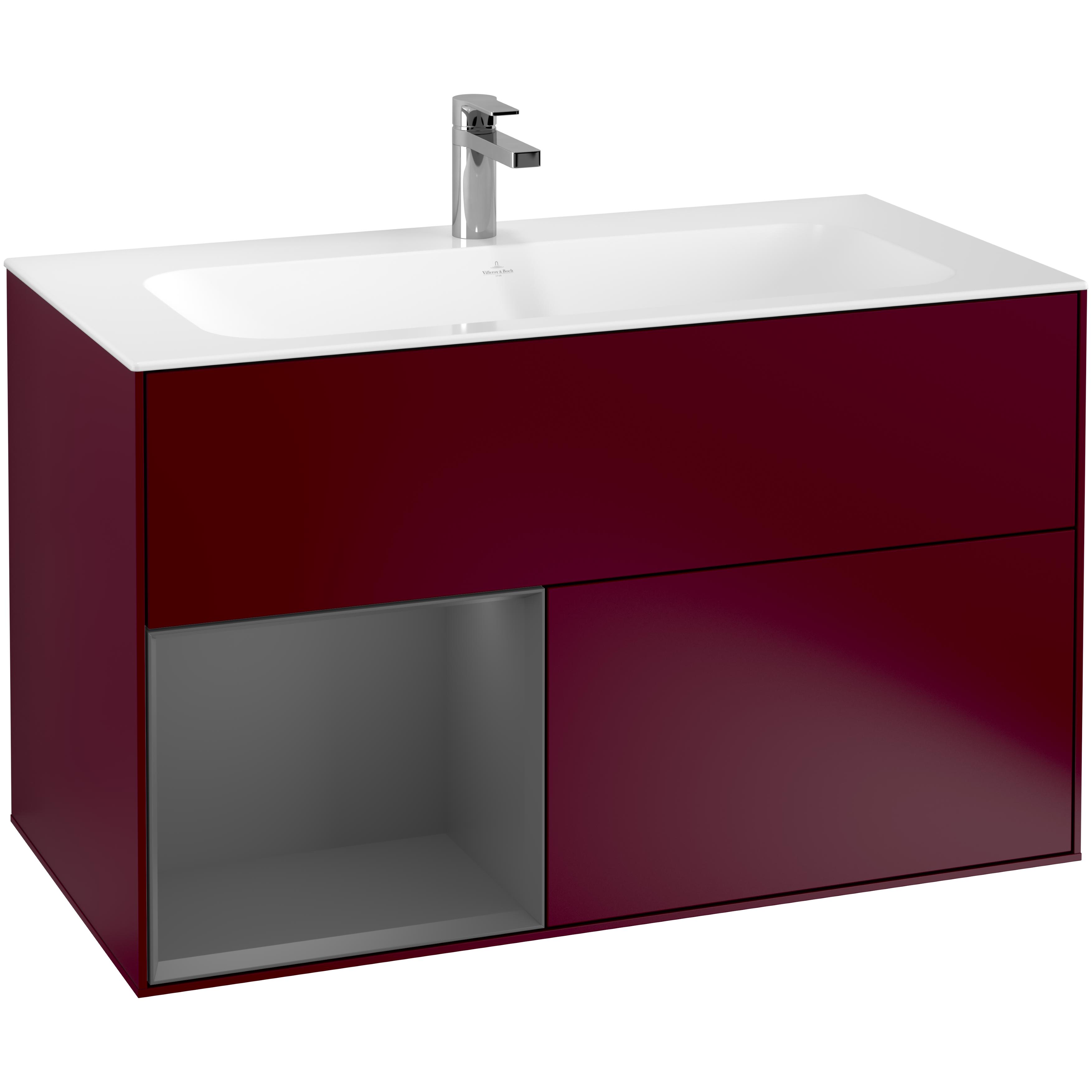 Tvättställsskåp Villeroy & Boch Finion med 2 Lådor och Hylla för Inbyggt Tvättställ