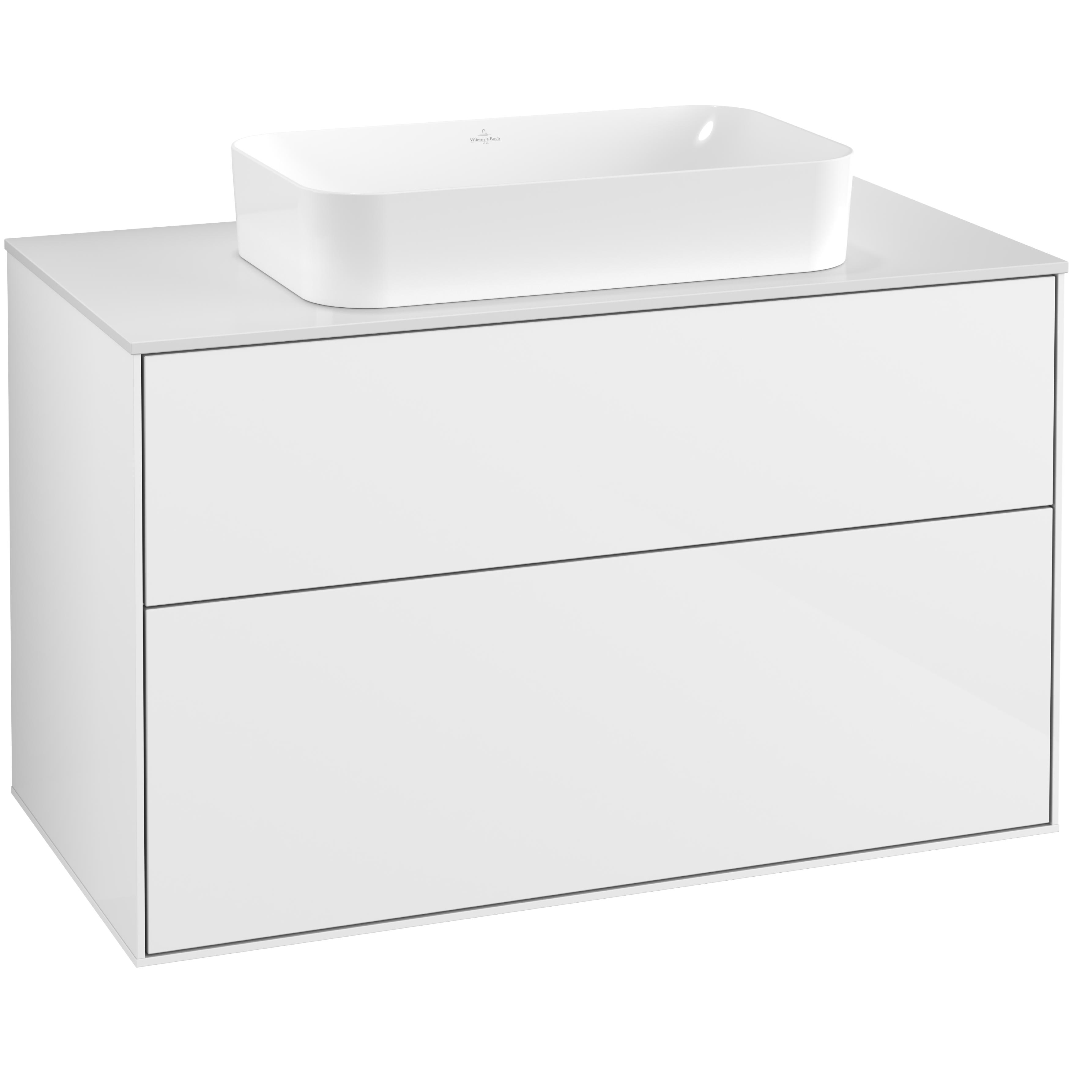 Tvättställsskåp Villeroy & Boch Finion med 2 Lådor och Bänkskiva för Fristående Tvättställ