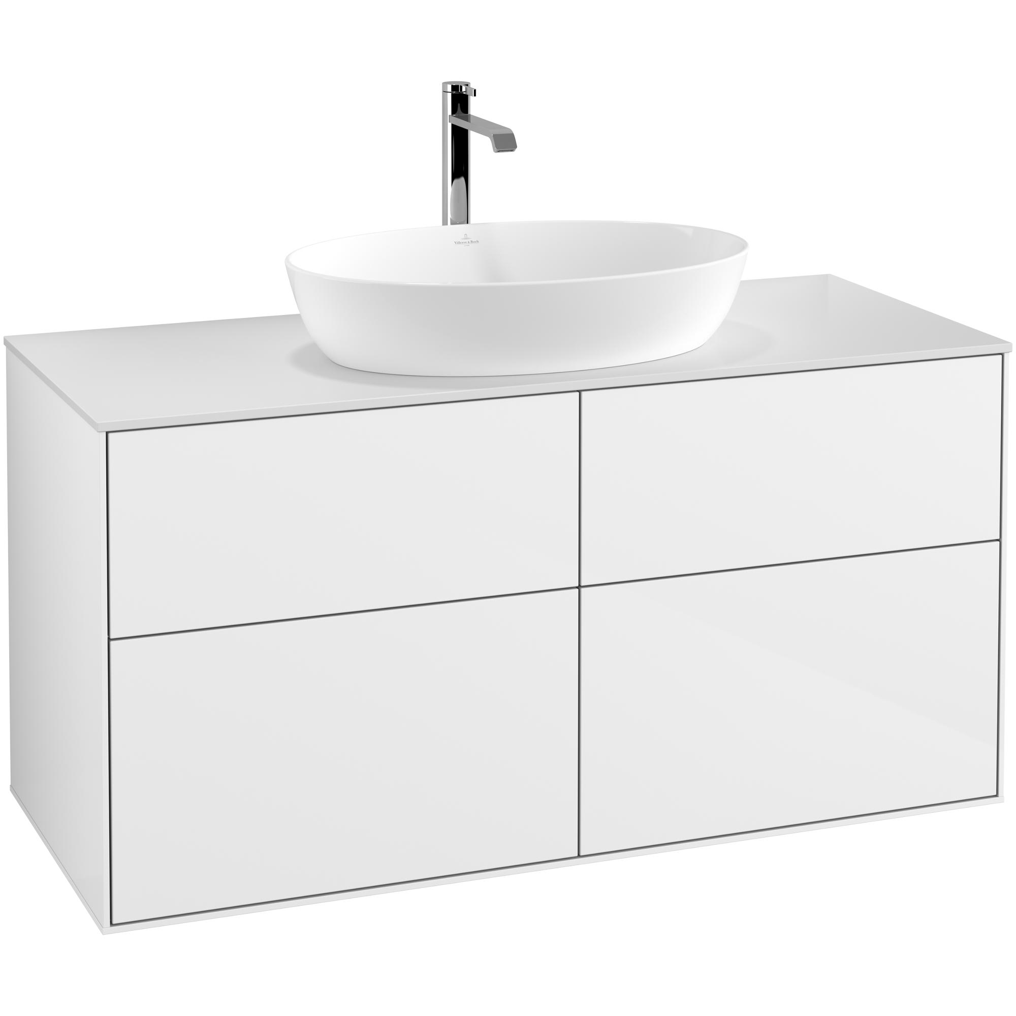 Tvättställsskåp Villeroy & Boch Finion med 4 Lådor och Bänkskiva för Fristående Tvättställ från Artis & Collaro