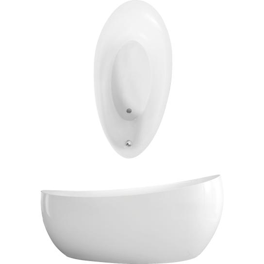 Badkar Villeroy & Boch Aveo New Generation Fristående Vit Alpin, Utan Multiplex Trio