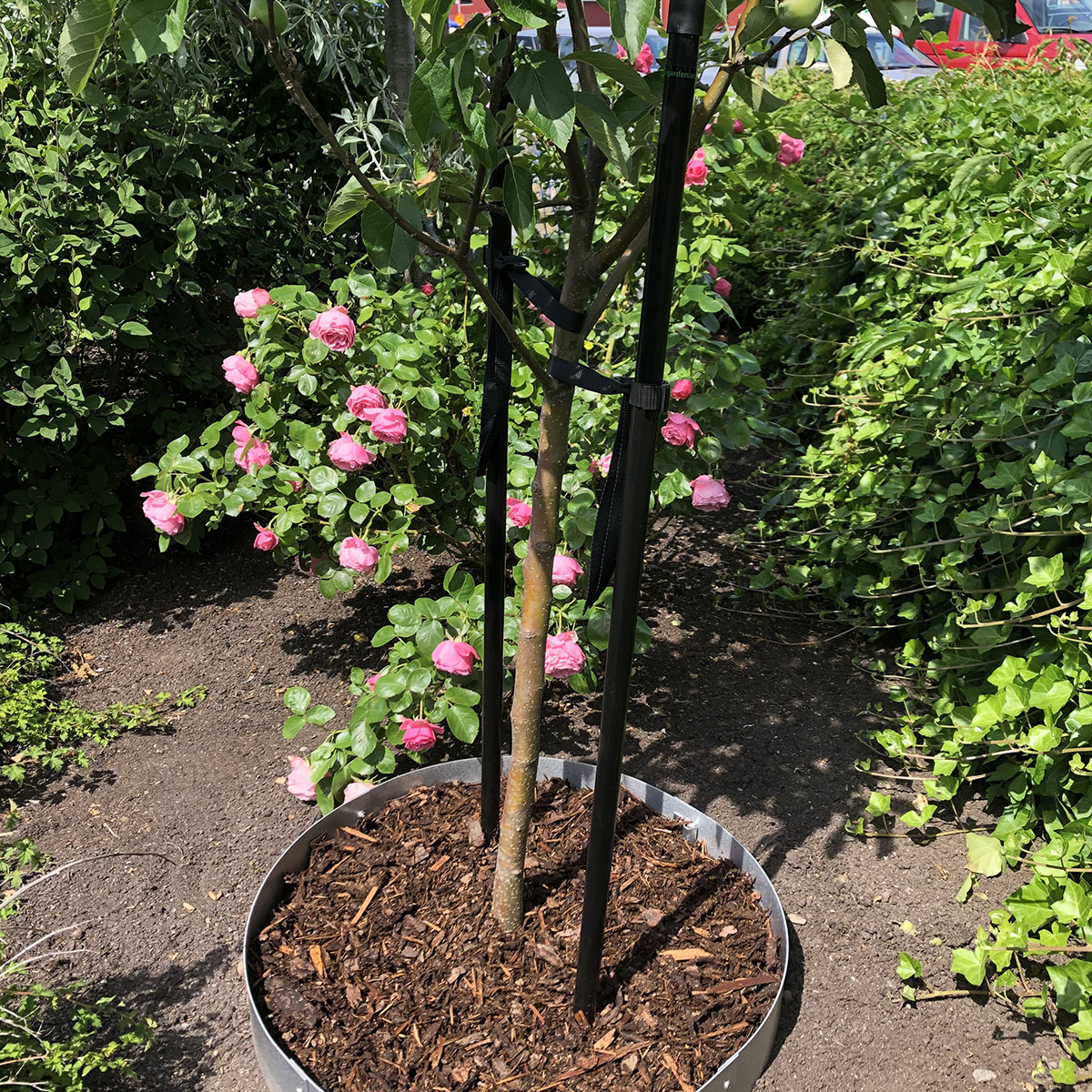 Planteringskant Flexigarden Aluzink 180 mm Kvartsbåge