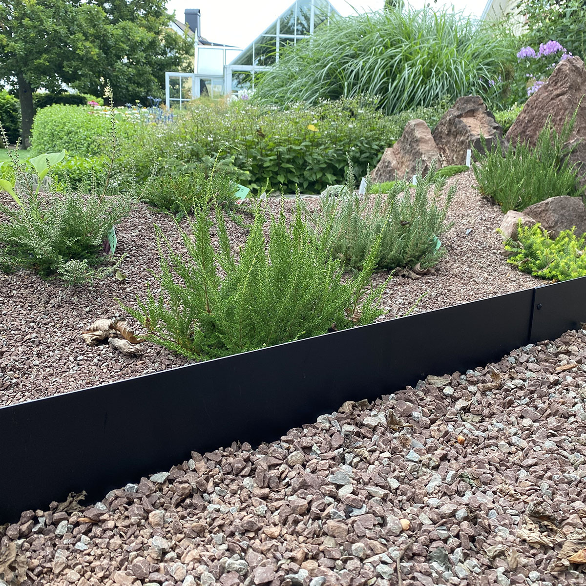 Planteringskant Flexigarden Svart 120 mm Rak