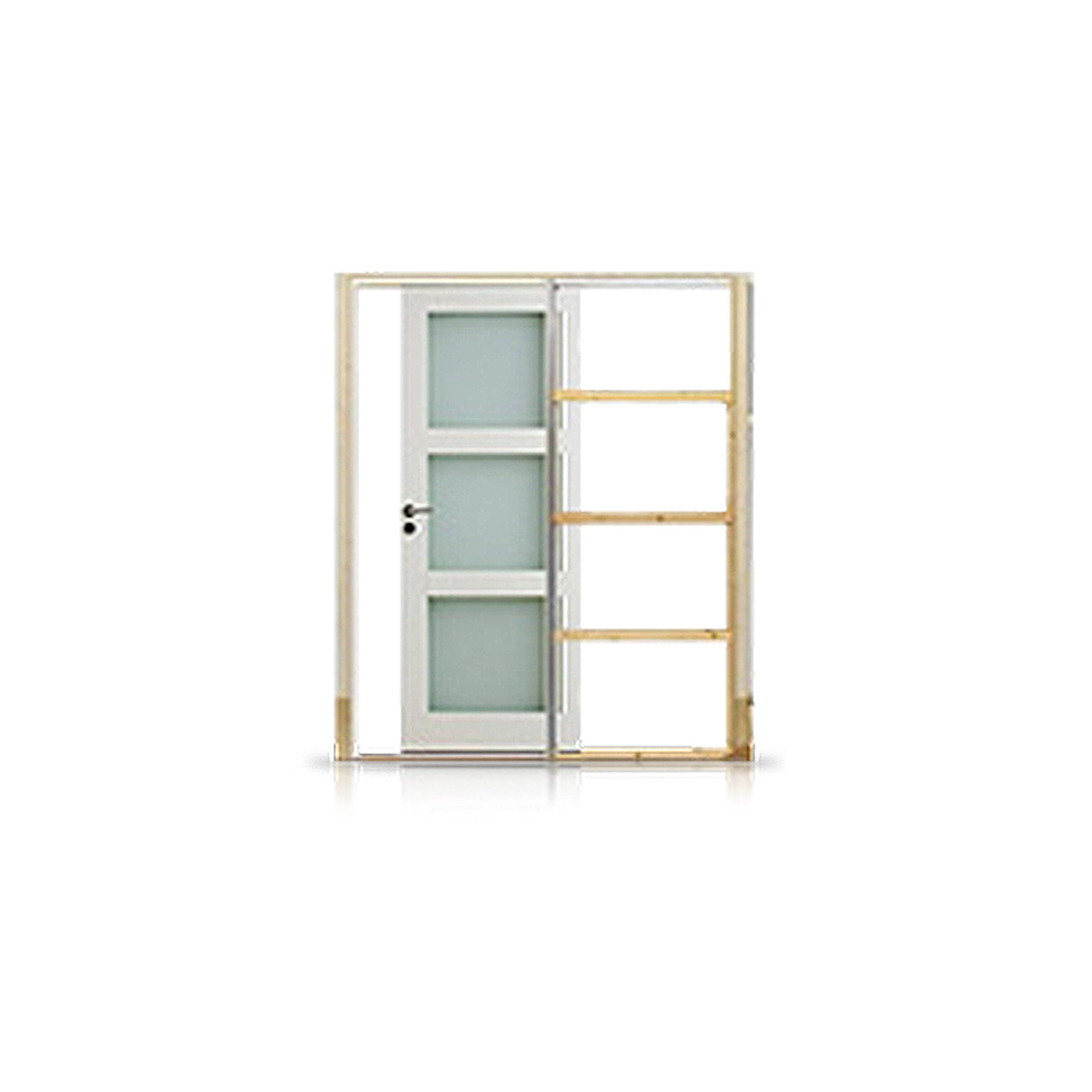 Pocketkarm GK Door 123 mm För Dubbelgips Vit