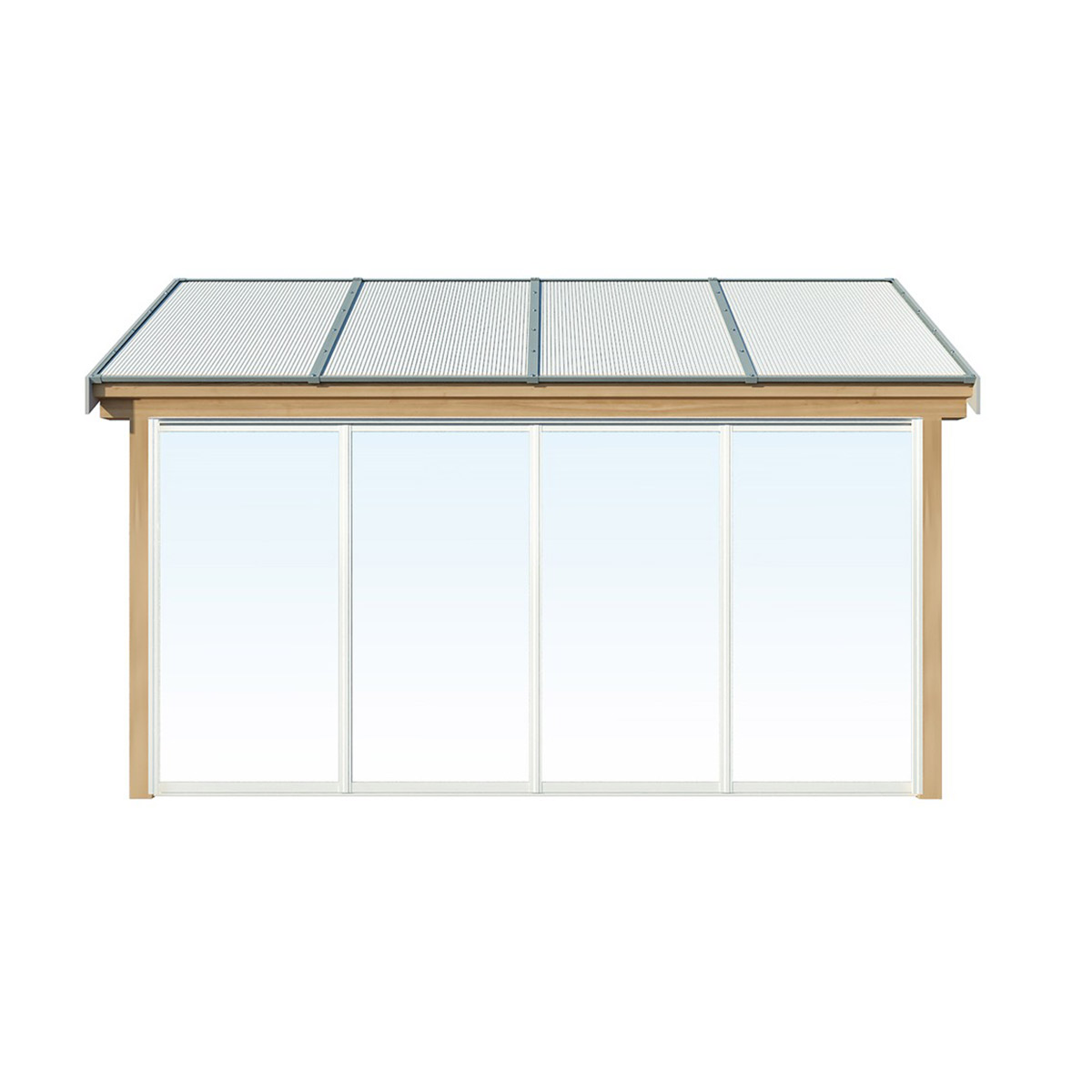 Fast Väggparti 4-Delad Halle Primolux