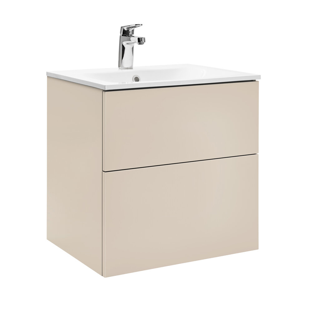 Tvättställsskåp Alterna Isella Aqua med Ariella Mineralkomposit Tvättställ