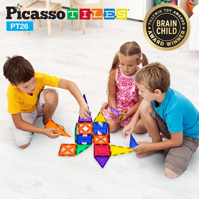 Magnetplattor Picasso Tiles 26 bitar