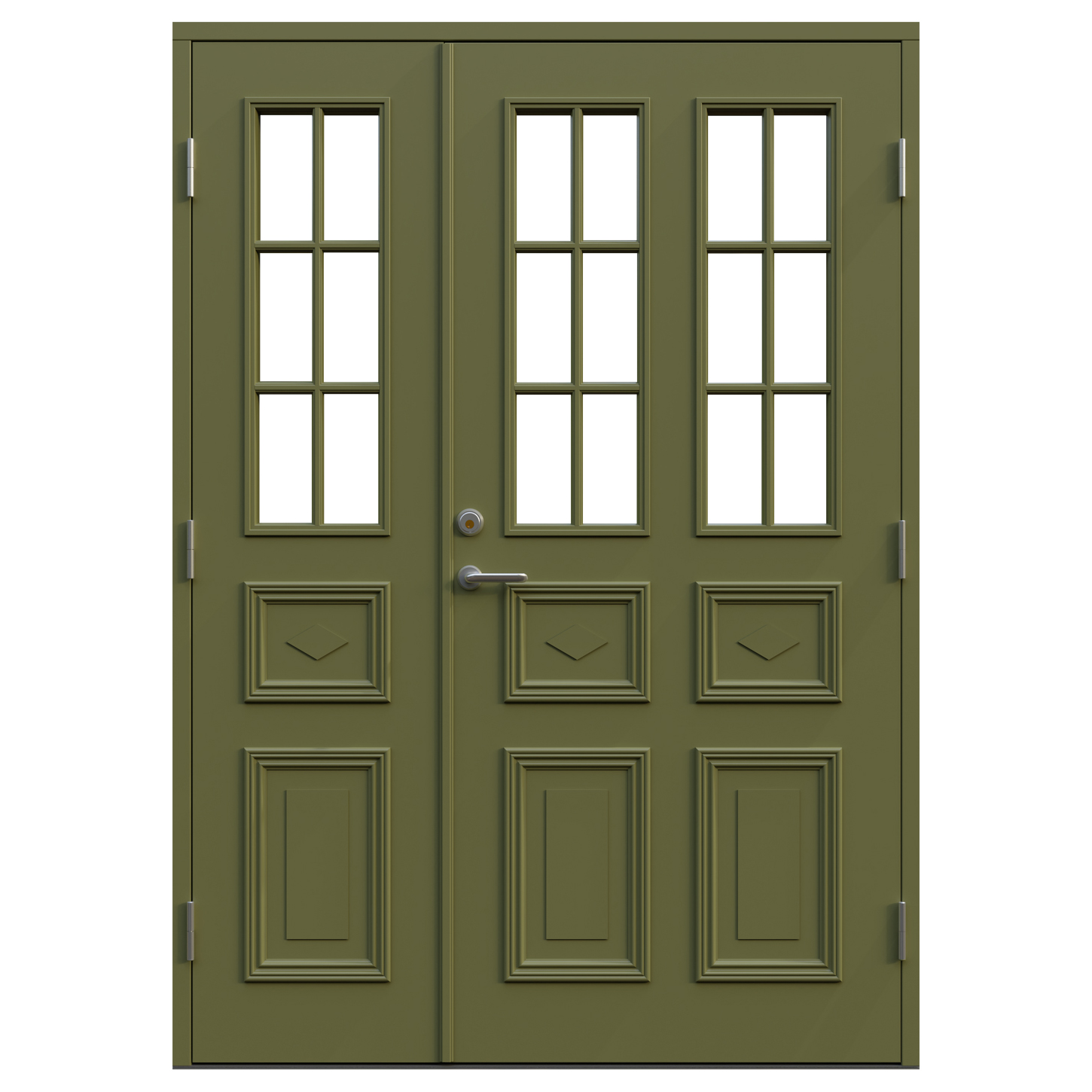 Parytterdörr Leksandsdörren Edshult Klarglas Eco74