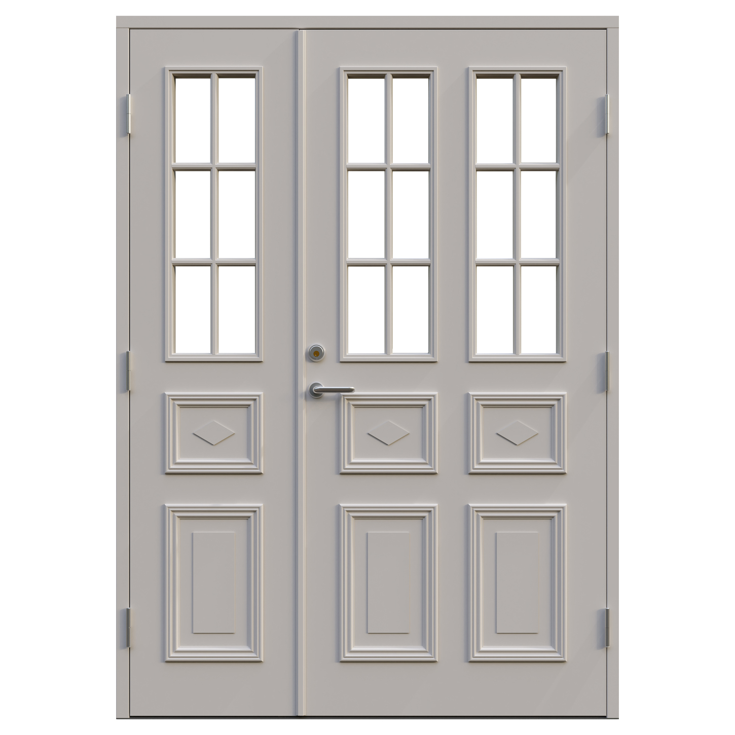 Parytterdörr Leksandsdörren Edshult Klarglas Eco74