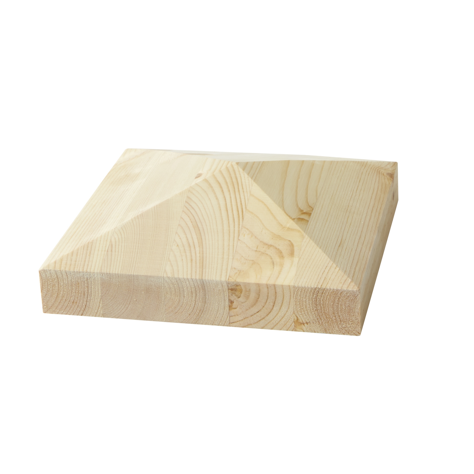 Pyramidlock Nordingrå Trä Furu BxHxD: 195x65x195 mm- 169
