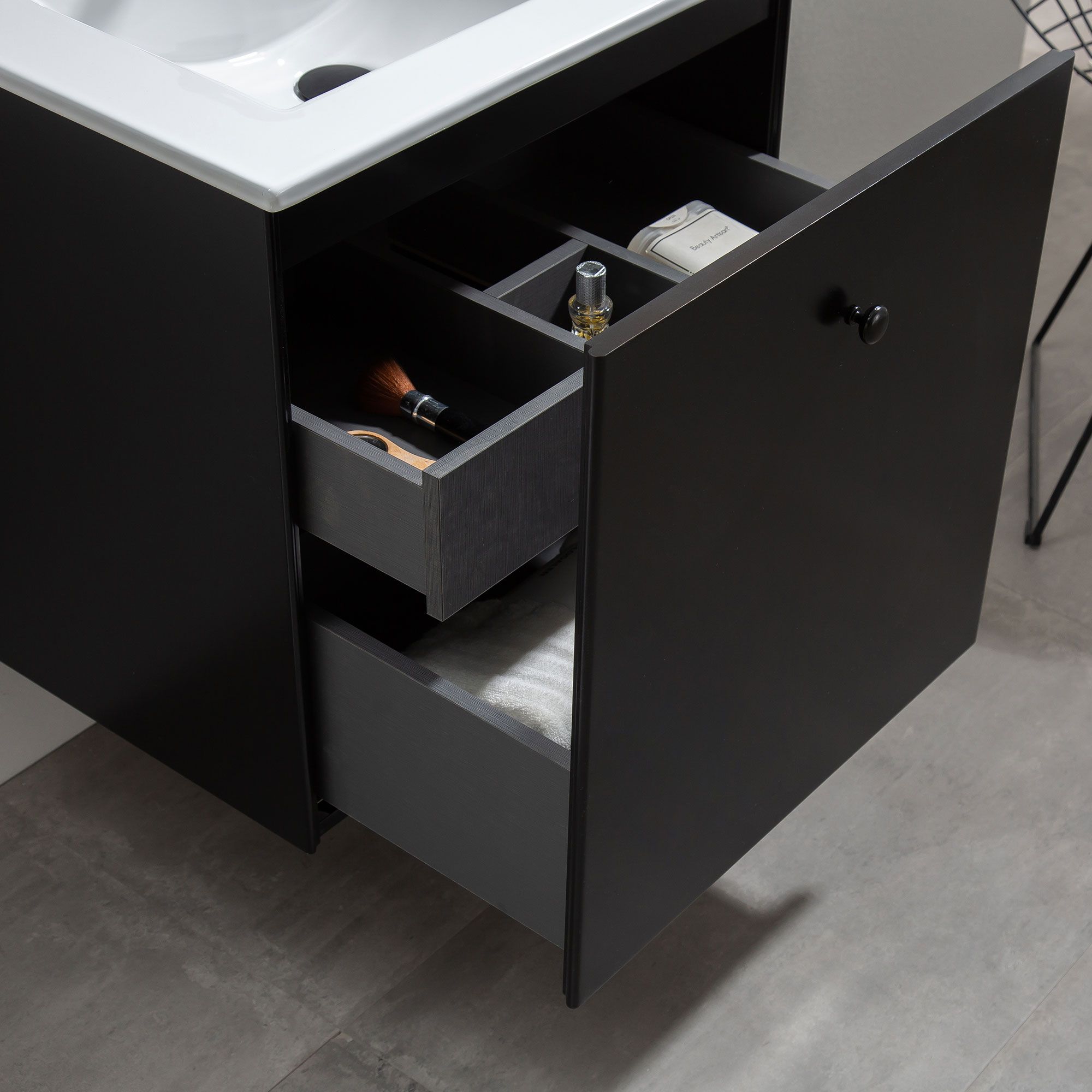 Tvättställskåp Bathlife Fröjd Mattsvart