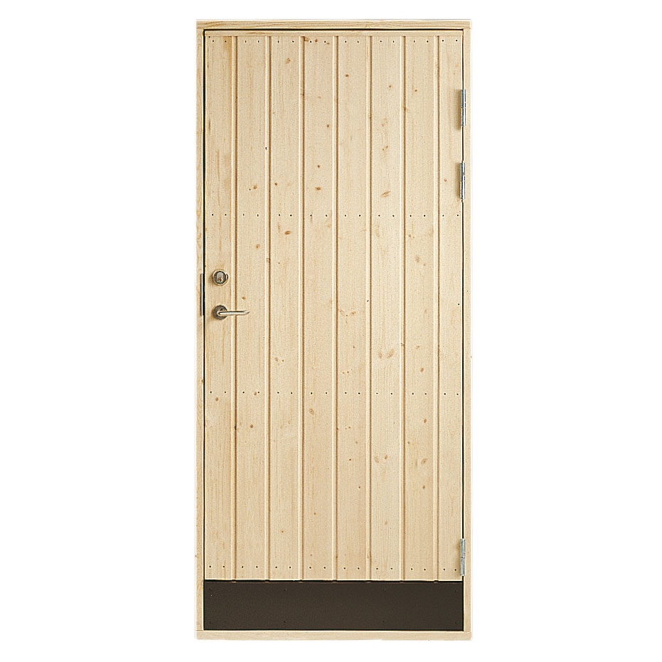 Förrådsdörr Vibostugan 18° Rak