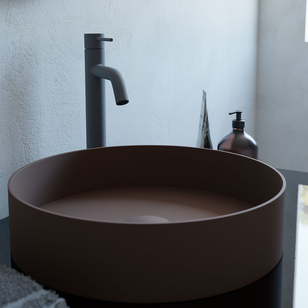 Tvättställsblandare Scandtap Steel Voyage High