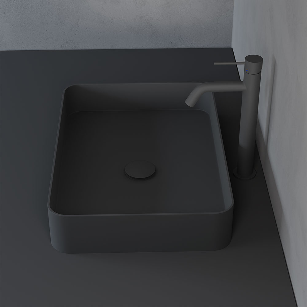 Tvättställsblandare Scandtap Steel Voyage High