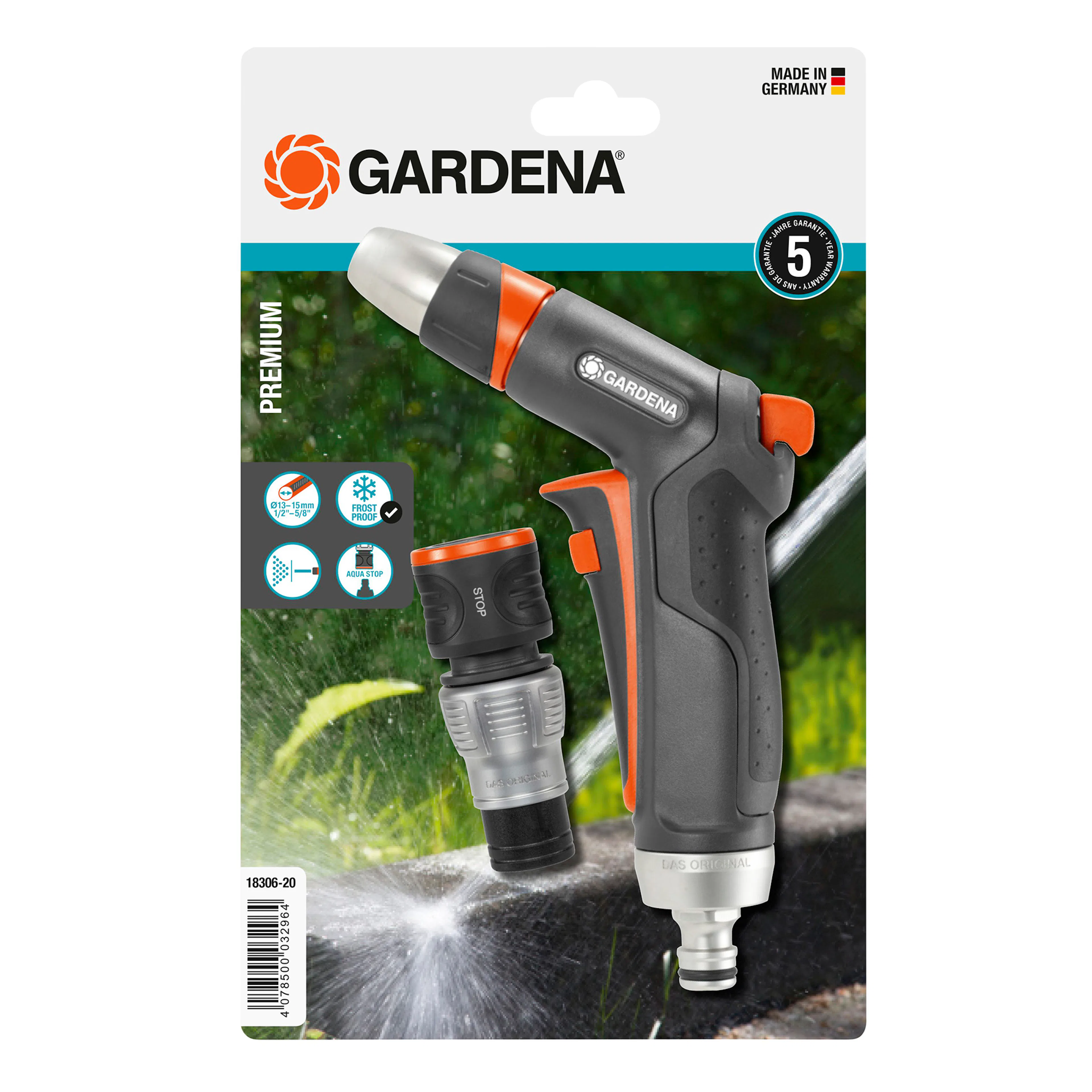 Rengöringsmunstycke Gardena Premium Set