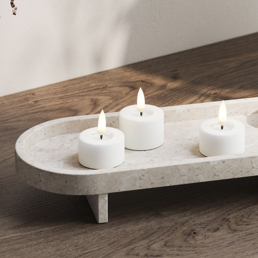 LED-Värmeljus DeluxeHomeart 4x4,5 cm 2-pack