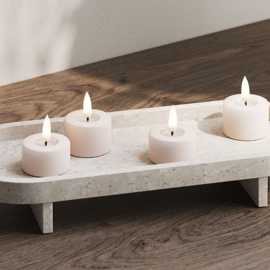 LED-Värmeljus DeluxeHomeart 6x4,5 cm 2-pack