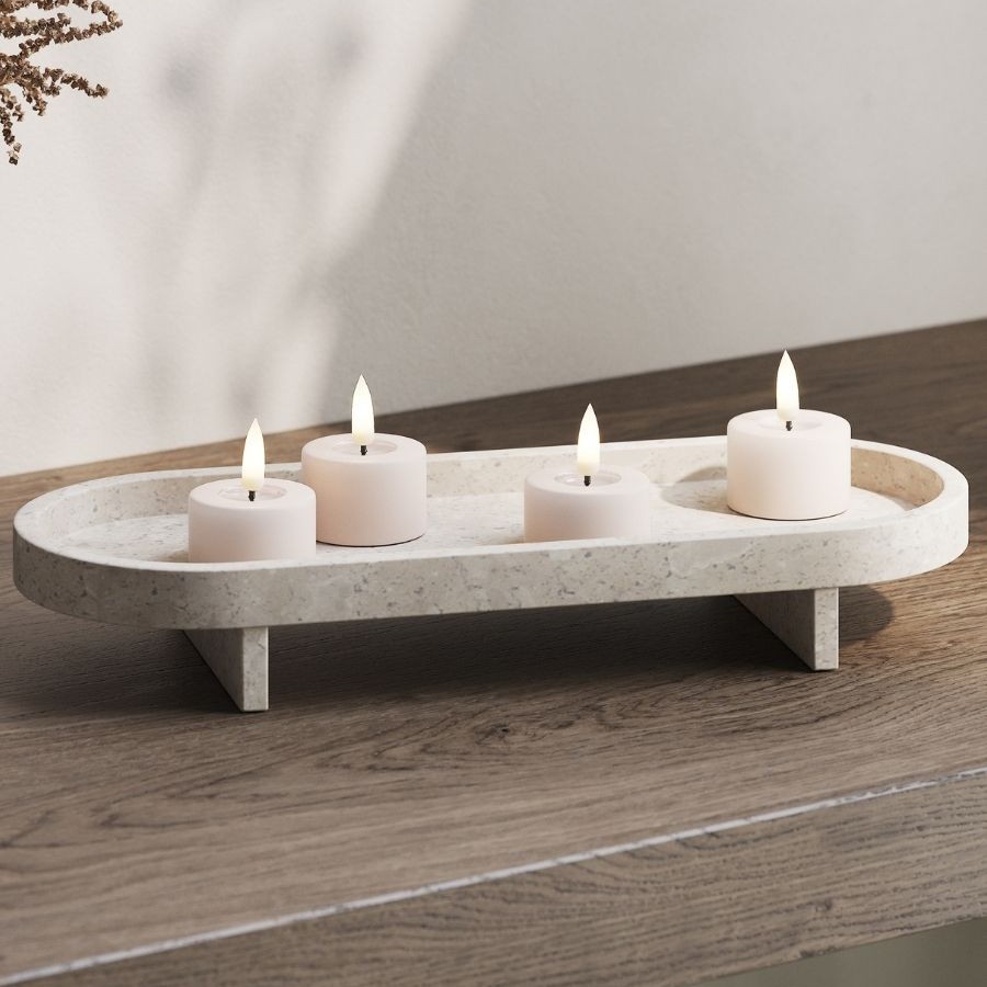 LED-Värmeljus DeluxeHomeart 6x4,5 cm 2-pack