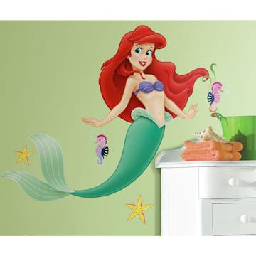 Väggdekor RoomMates Disney Lilla sjöjungfrun Ariel