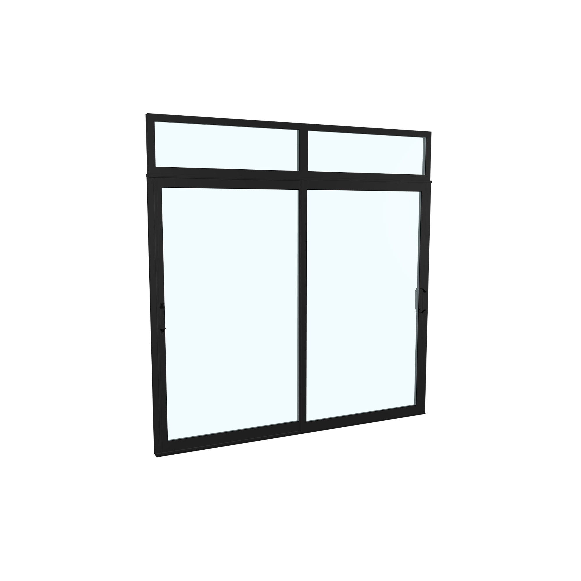 Skjutdörr med Överljus Landskap Robust Vår och Höst 2-del