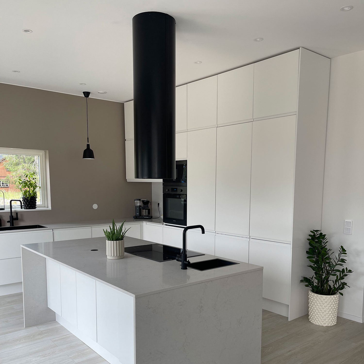 Köksfläkt Tovenco Rondo Vägg/Frihängd