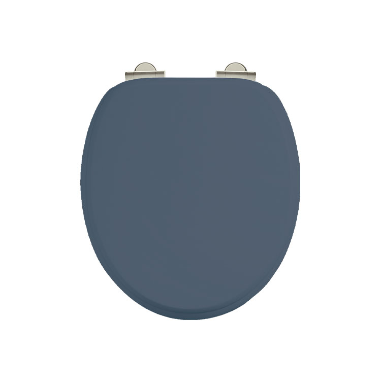 Toalettstol Burlington P5 Standard 440 mm med Mjukstängande Sits Färg Toalettlock: Blå