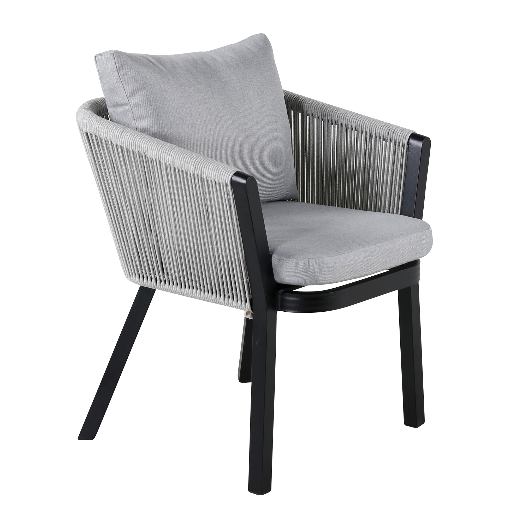 Matstol Venture Home Virya Svart/Grå