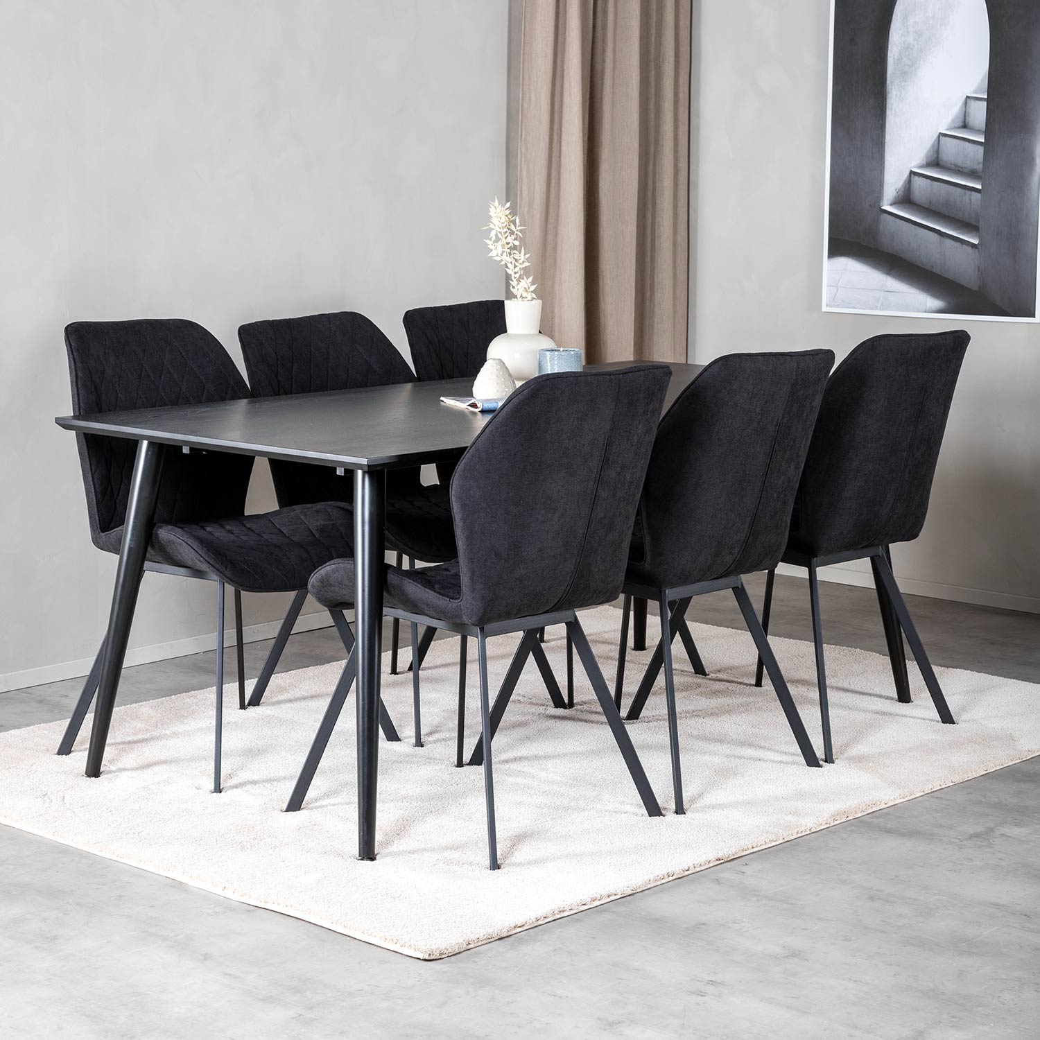 Matgrupp Venture Home Dipp med 6 Gemma Stolar