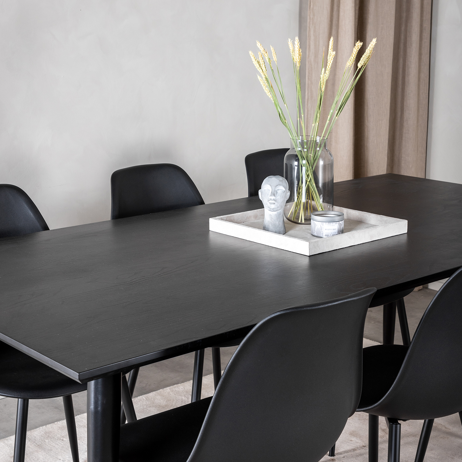 Matgrupp Venture Home Dipp med 6 Polar Plast Stolar