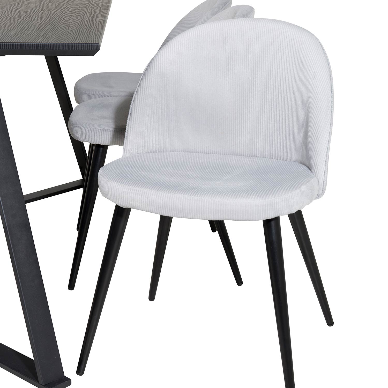 Matgrupp Venture Home Madde med 6 Valentina Stolar Manchester