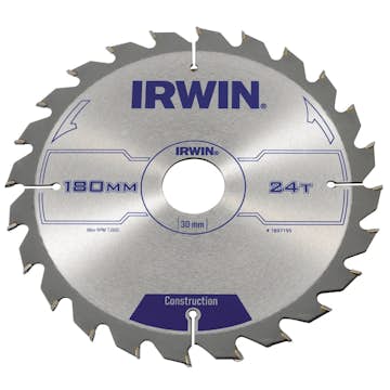 Sågklinga Irwin 180x30/20/16 24t 2,5mm