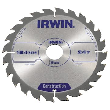 Sågklinga Irwin 184x30/20/16mm 24t 2,5mm