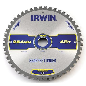 Sågklinga Irwin 254x30mm 48t 2,8mm