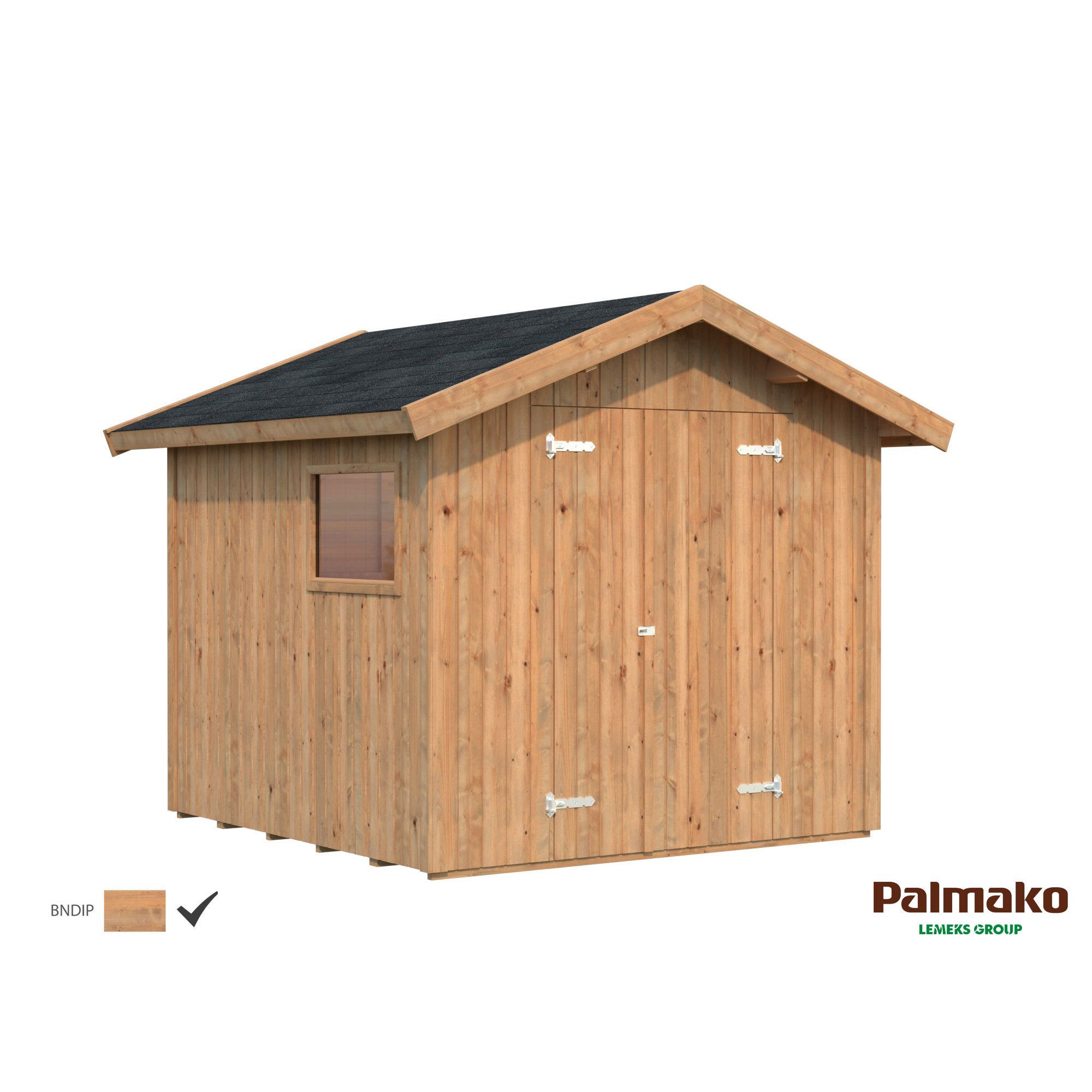Förråd Palmako Nils 5,4 m2 Brun dippad