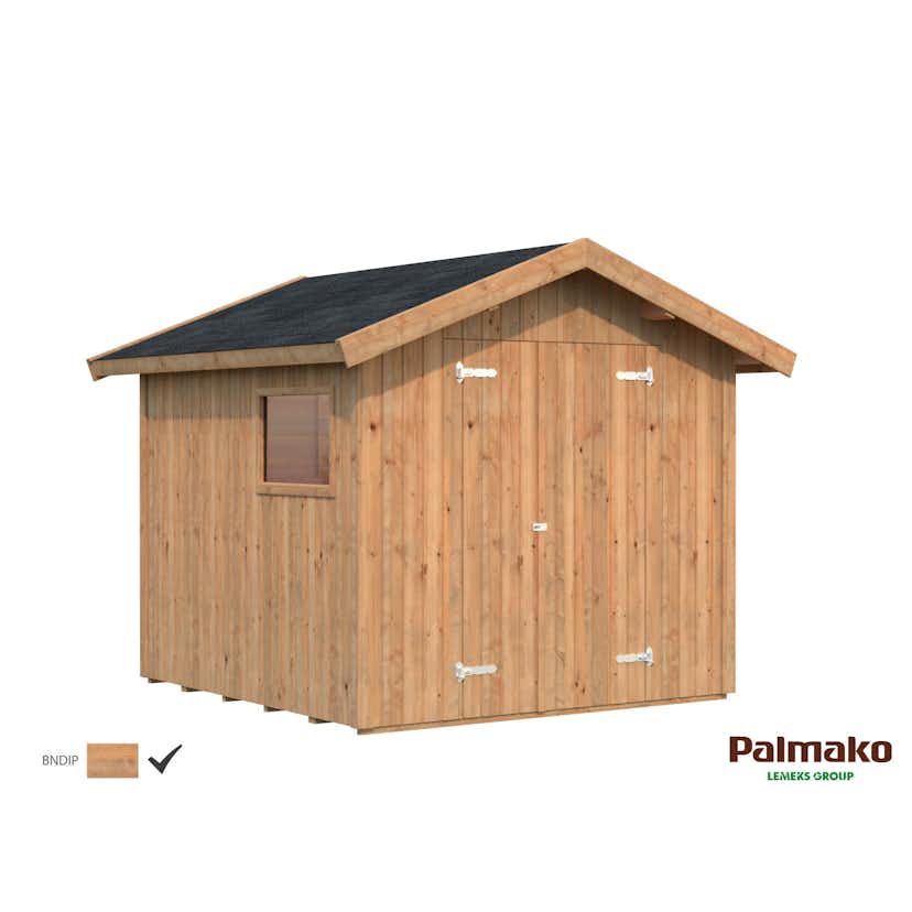 Förråd Palmako Nils 5,4 m2 Brun dippad