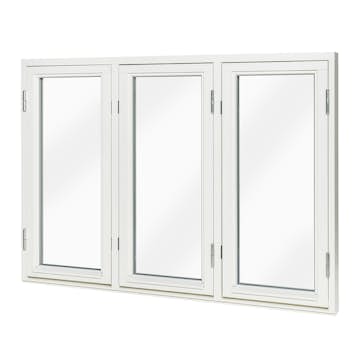 Sidohängt Fönster Sunnerbo Fönster 3-Glas Aluminium 3-Luft