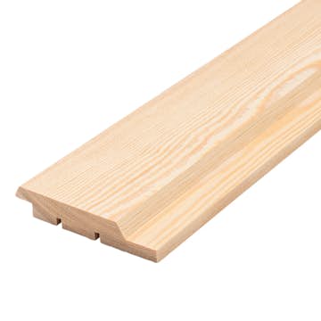 Sibirisk Lärk Panel Dubbelfas Fals Kärnsund Wood Link 21x118 mm