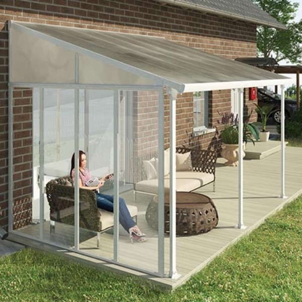 Sidovägg Canopia by Palram till Feria Vit