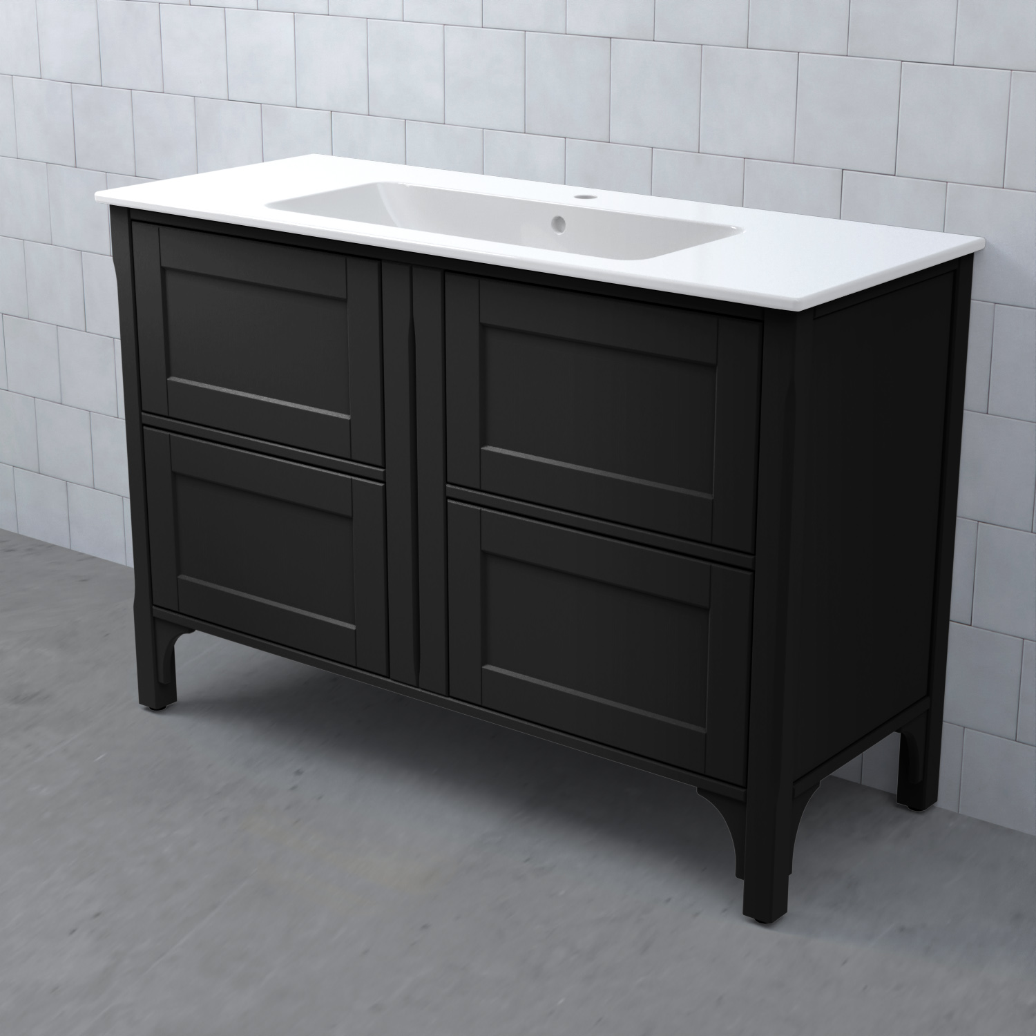 Tvättställsskåp Björbo Badrum Saga Enkel 1200