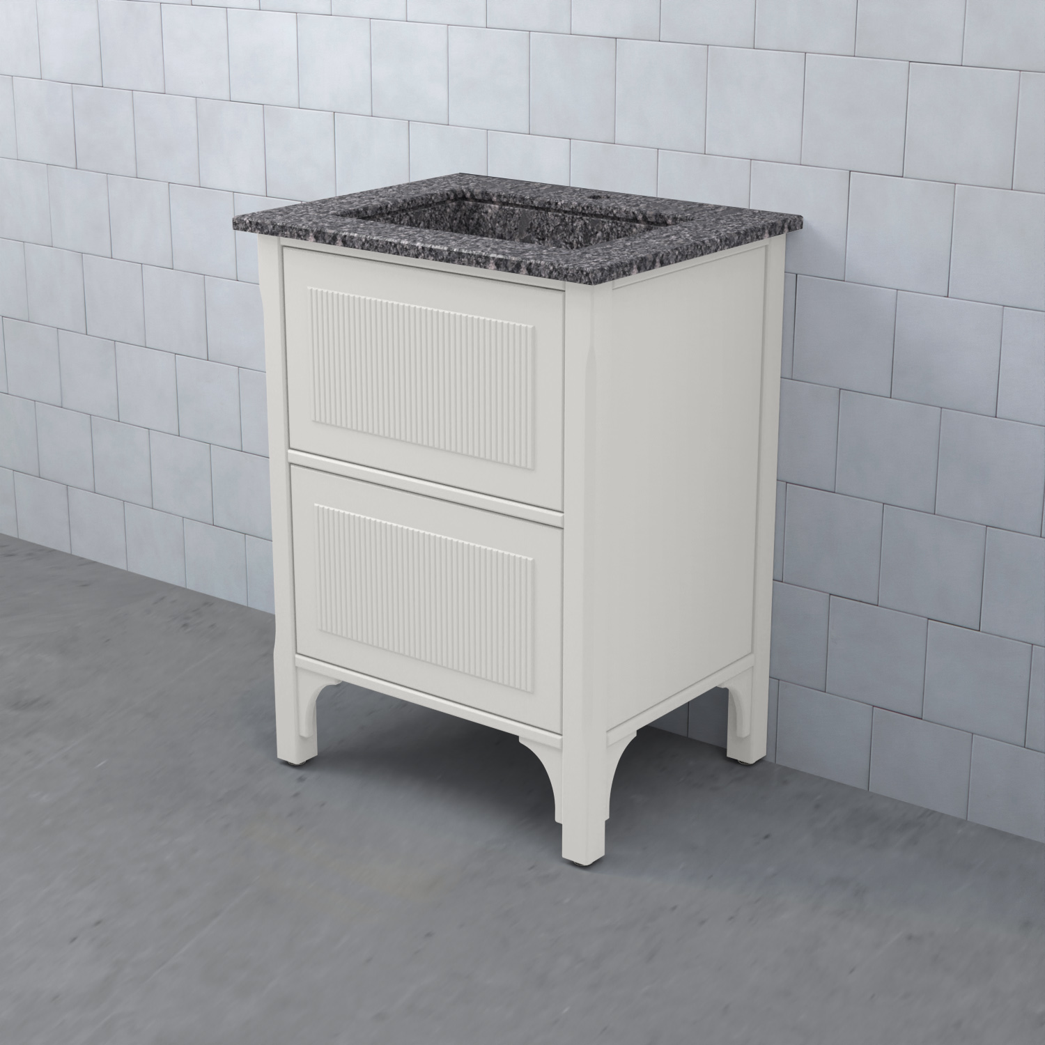 Tvättställsskåp Björbo Badrum Saga Enkel