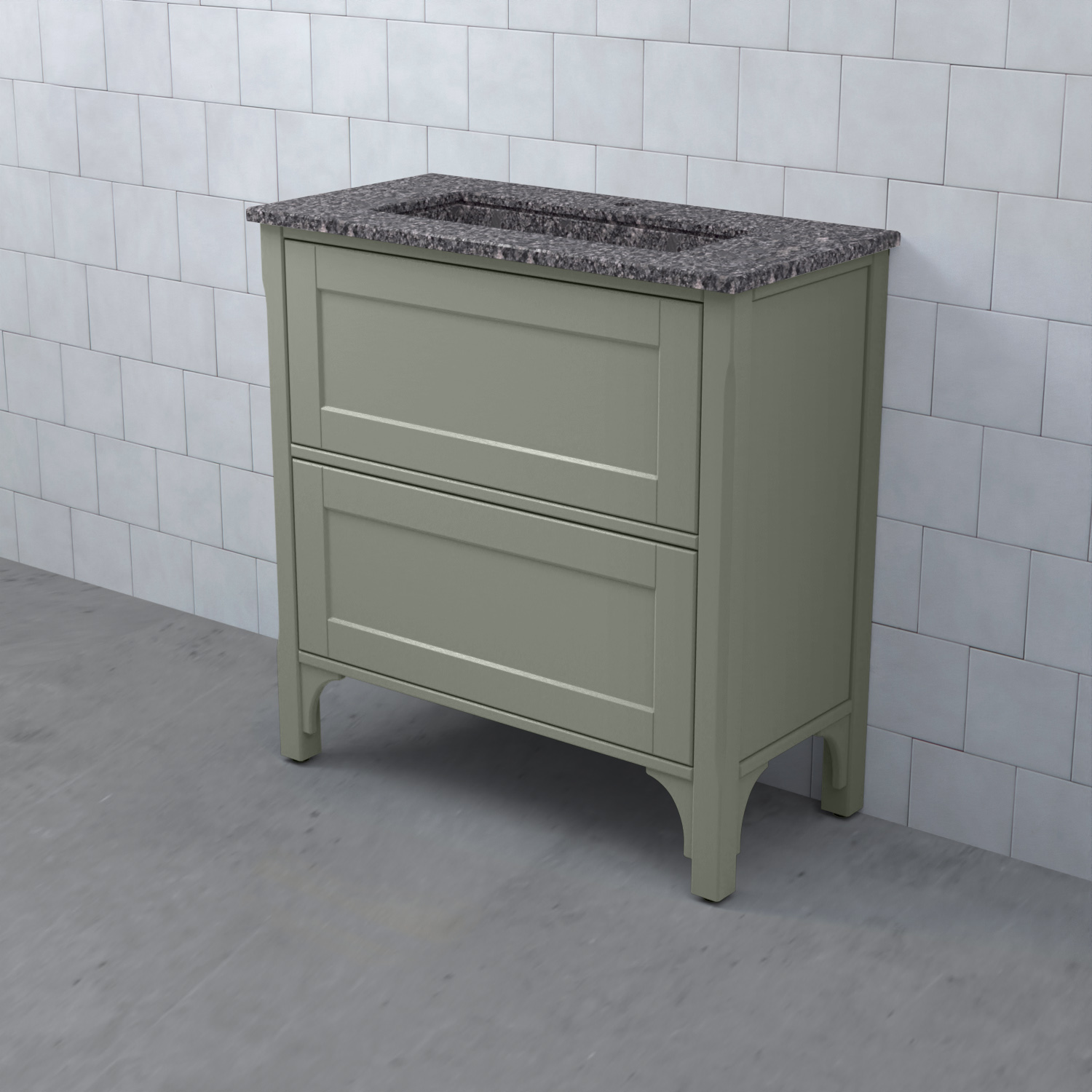 Tvättställsskåp Björbo Badrum Saga Enkel Kompakt