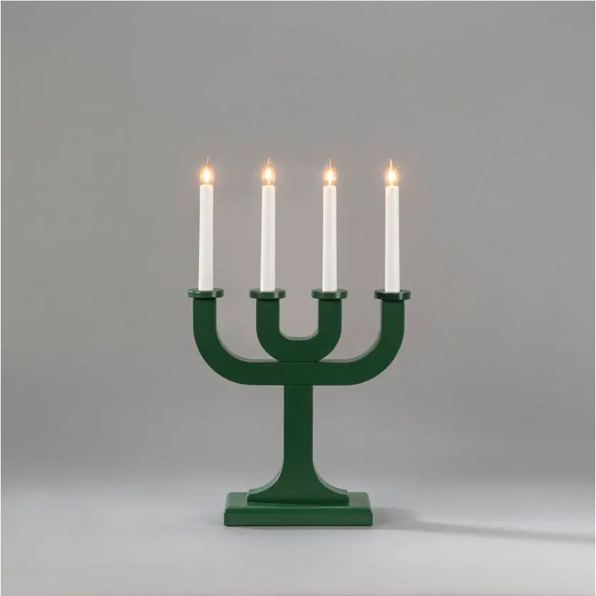 Adventsljusstake Gnosjö Konstsmide 3544 Elljusstake Trä 5 Ljus