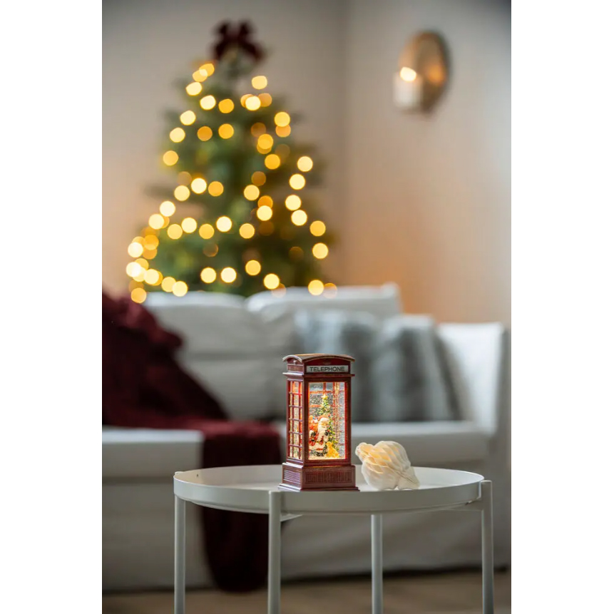 Snöglob Gnosjö Konstsmide Vattenfylld minilykta Telefonkiosk LED