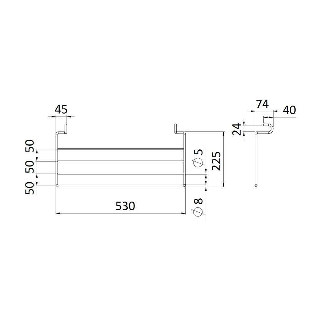 Hylla Rej Design för Handdukstork