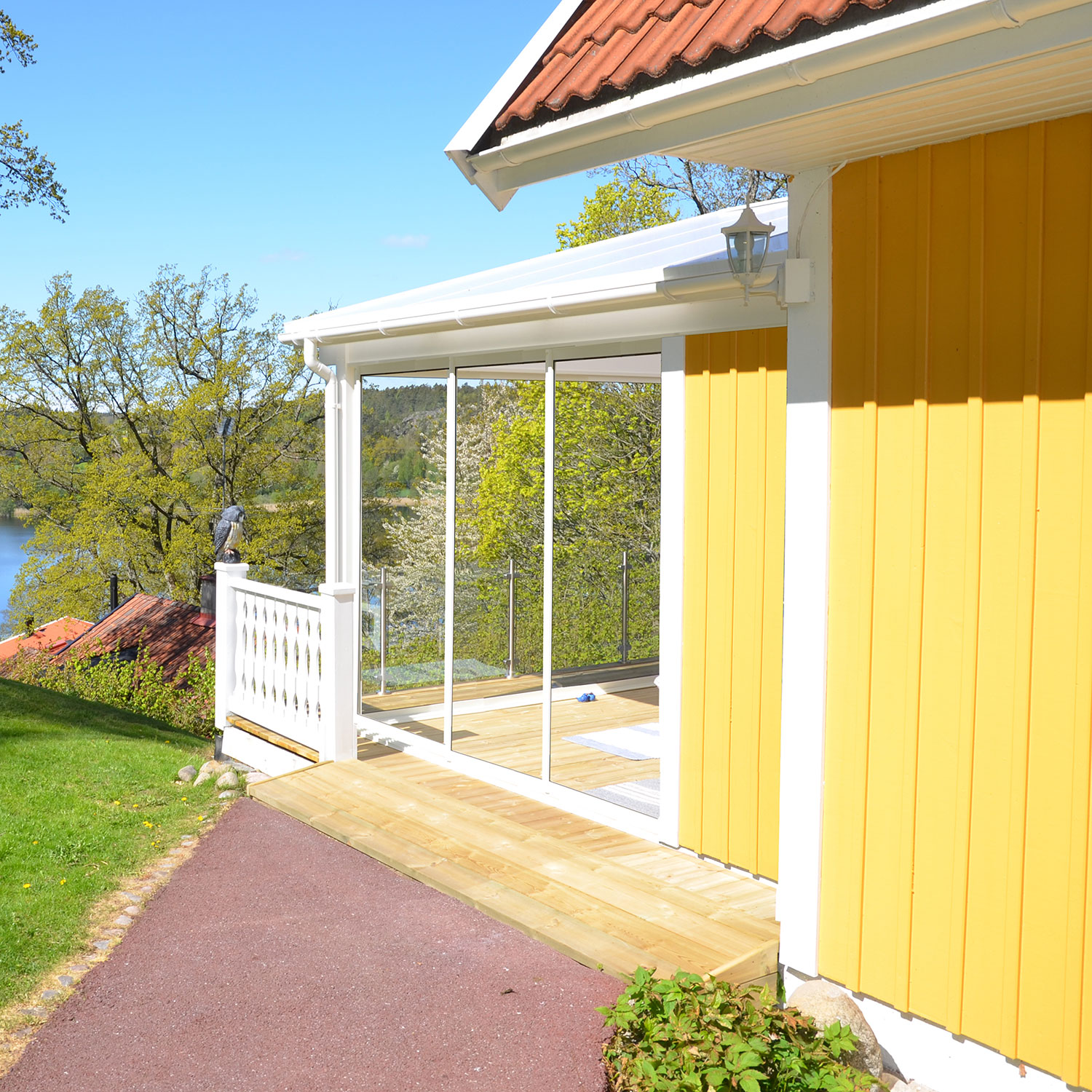 Skjutdörr Landskap Stadig Förlängd Sommar 3-del