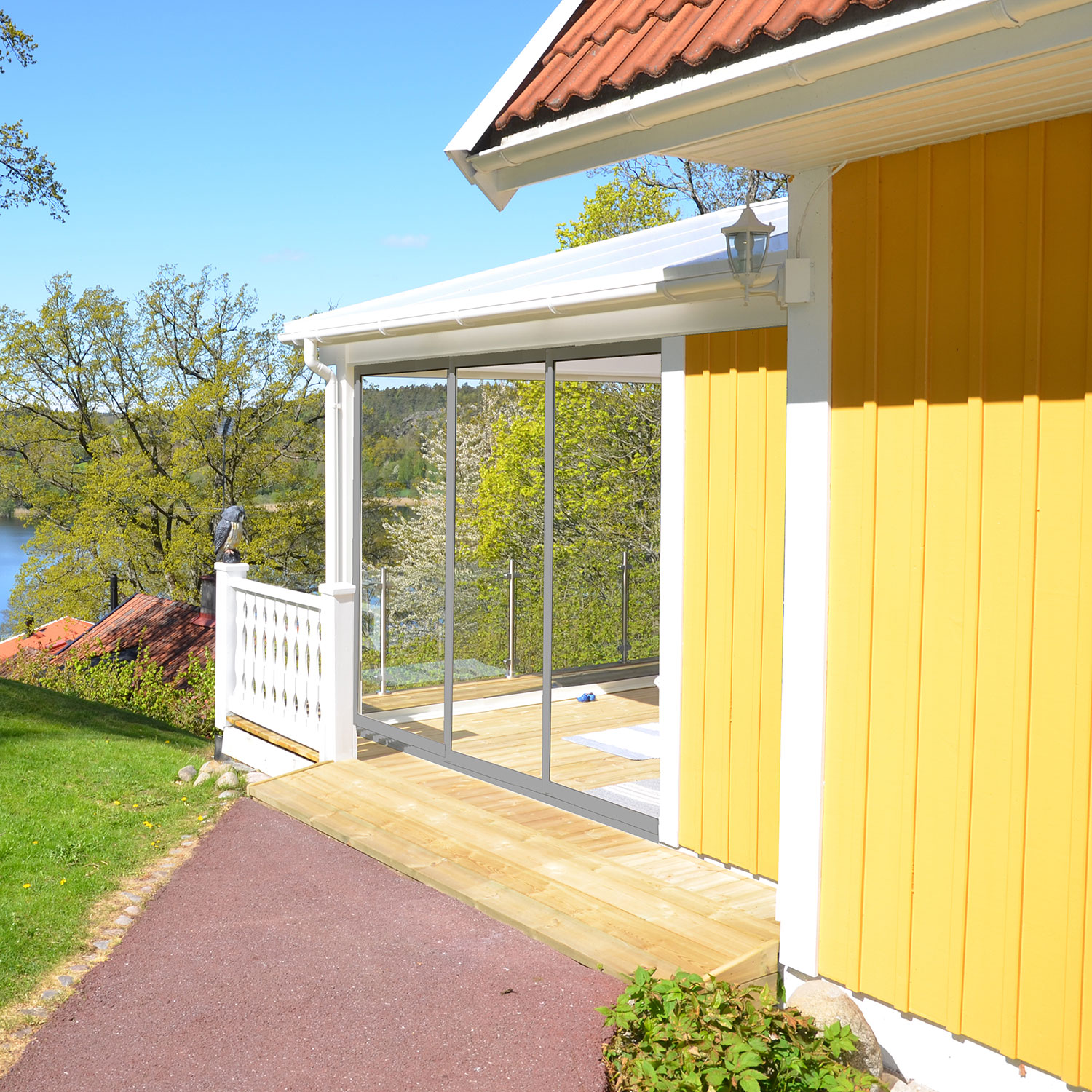 Skjutdörr Landskap Stadig Sommar 3-del