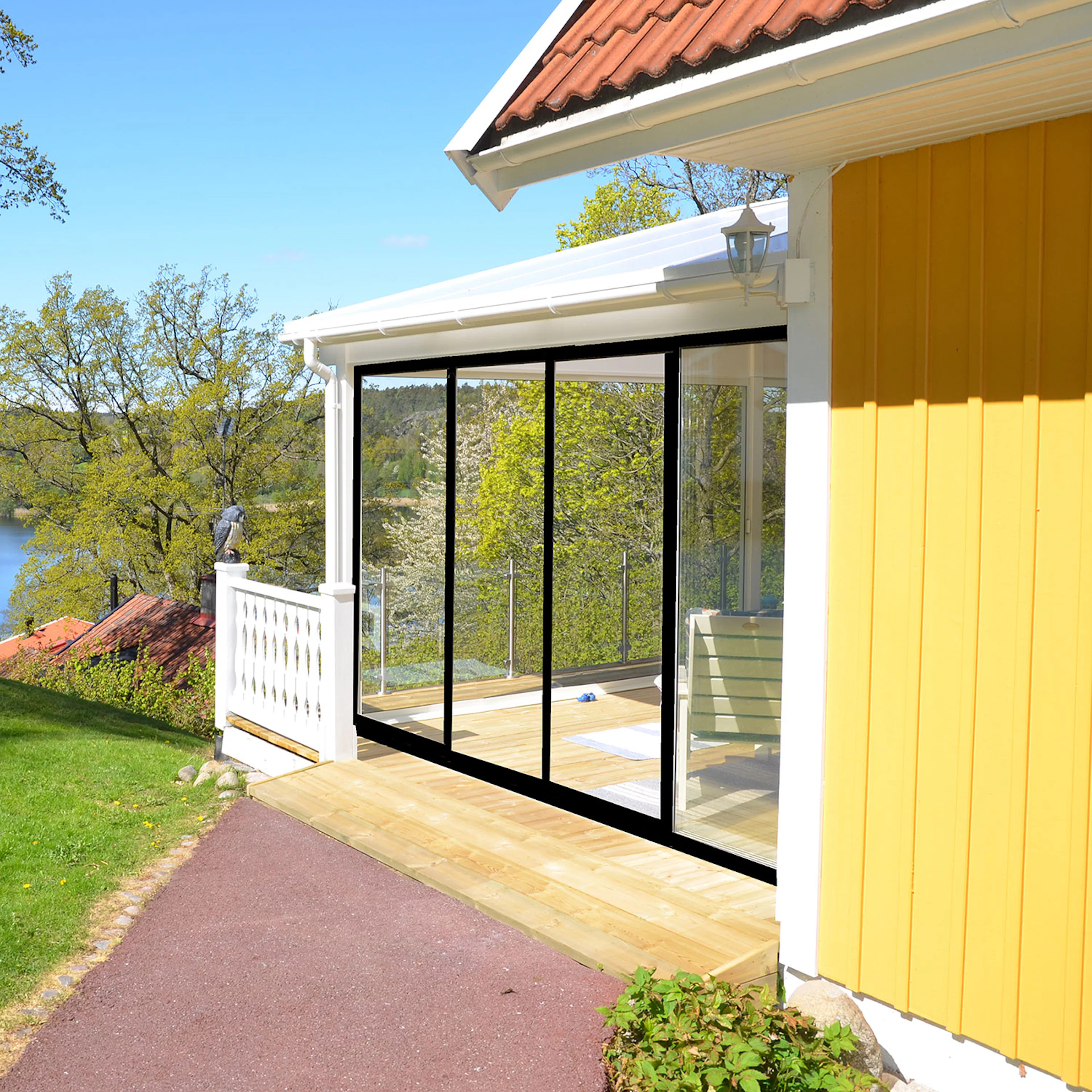 Skjutdörr Landskap Stadig Sommar 4-del