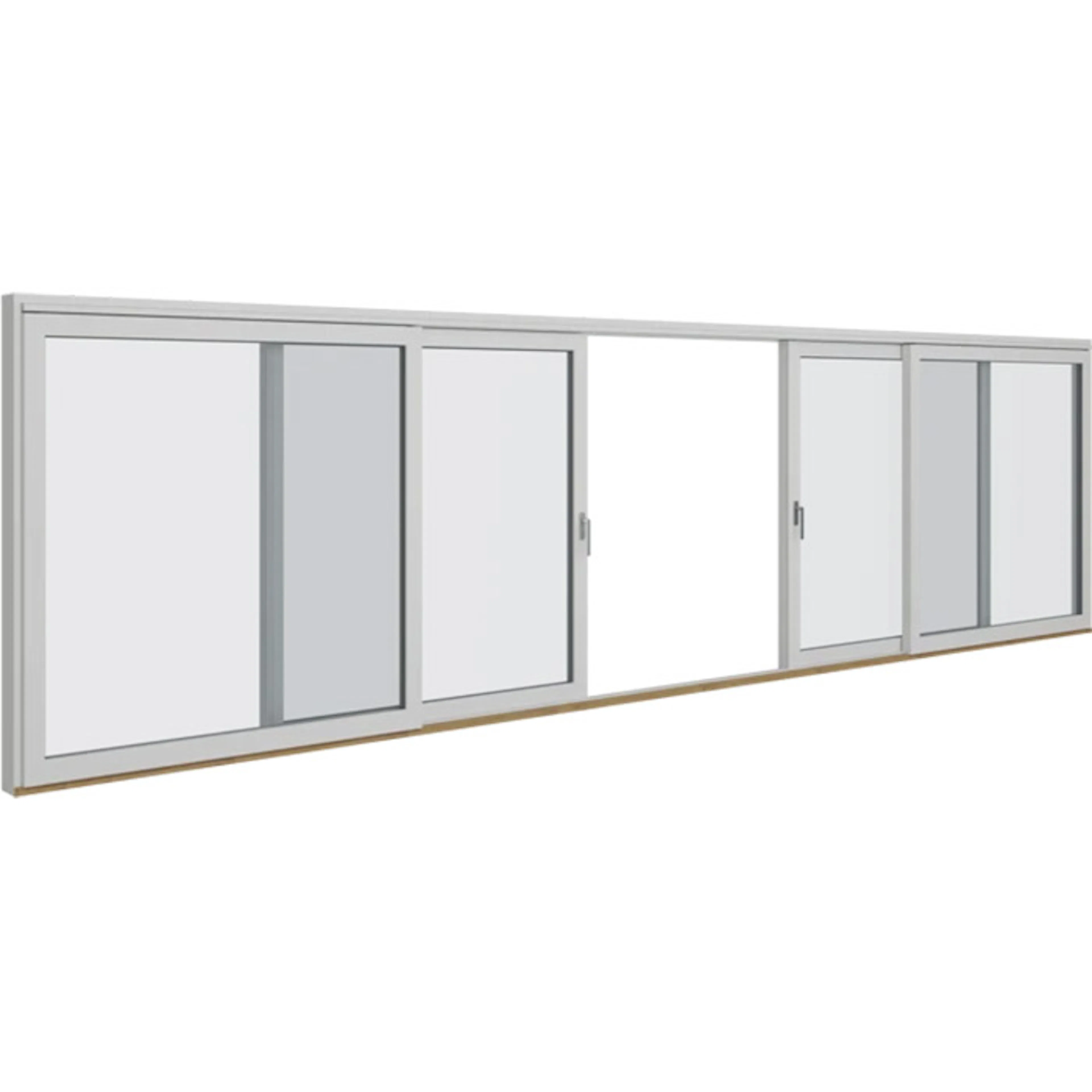 Skjutpartier Elitfönster Aluminium 4-delad