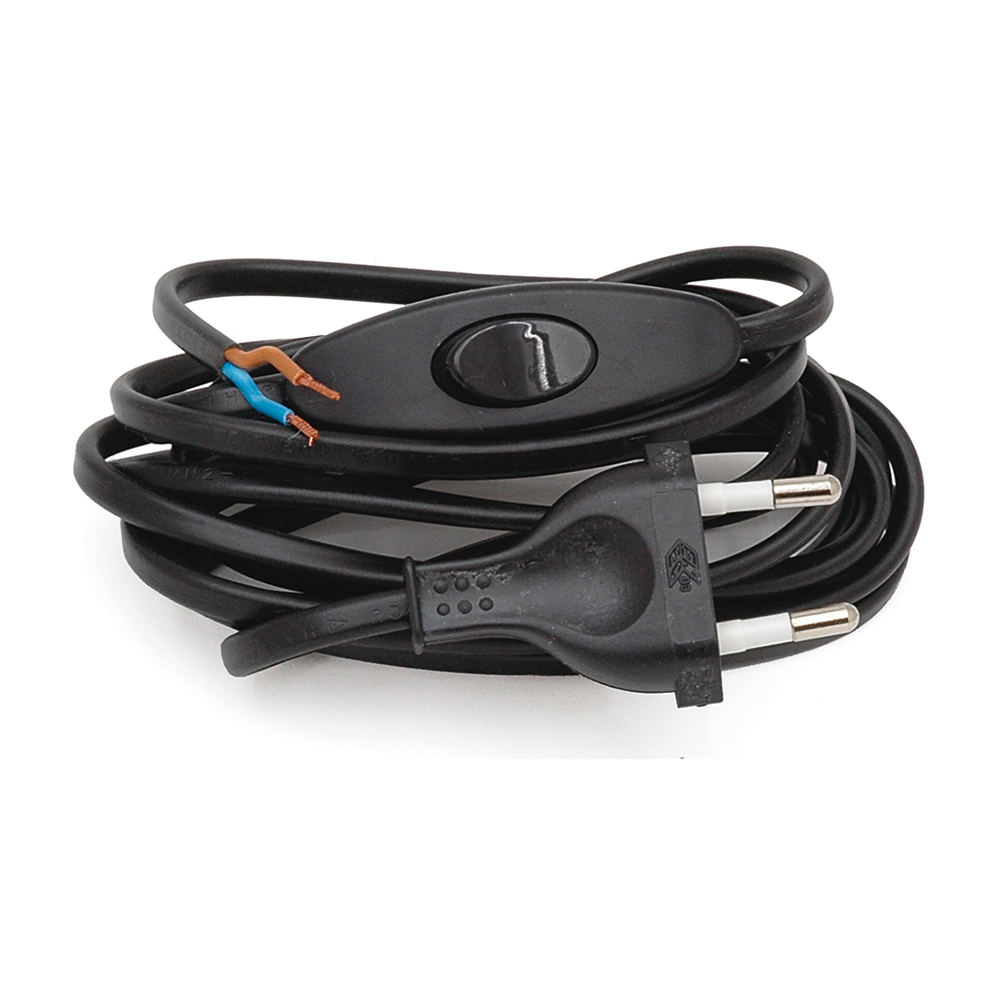 Sladdställ Malmbergs med Brytare Svart