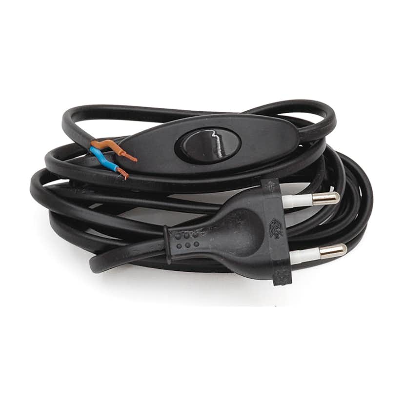 Sladdställ Malmbergs med Brytare Svart