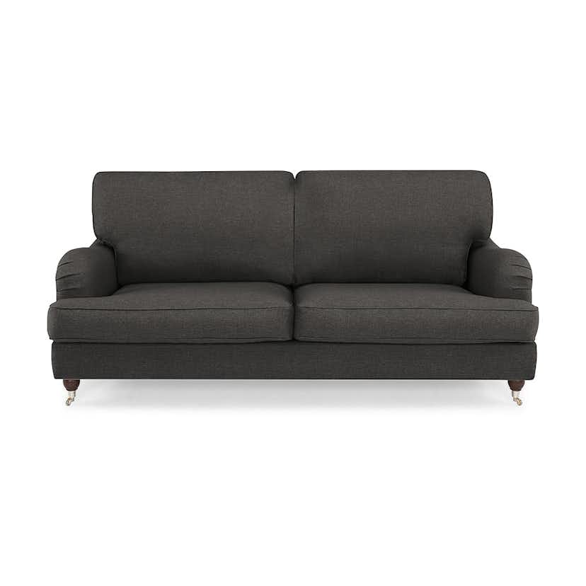 Soffa Scandinavian Choice Howard Lyx 3-sits Rak Mörkgrå